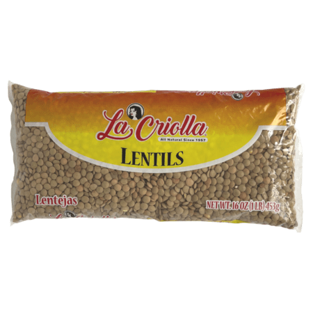 La Criolla Lentils - All-Natural Hispanic Flavors in 24 Bags