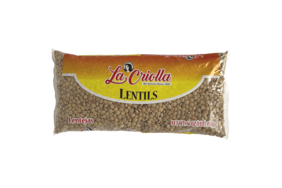 La Criolla Lentils - All-Natural Hispanic Flavors in 24 Bags