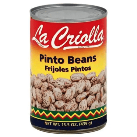 La Criolla Pinto Beans - Authentic Hispanic Flavor (15.5oz, Set of 24)