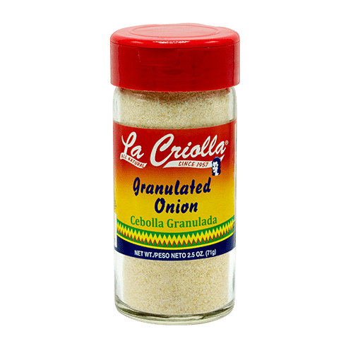 La Criolla Granulated Onion - All-Natural - 2.5oz Glass Jars