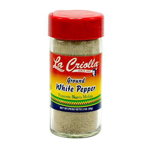 All-natural Ground White Pepper from La Criolla