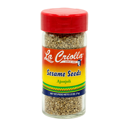 All-Natural Sesame Seeds in Glass Jars (Set of 6)