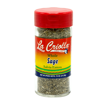 La Criolla Whole Sage - All-Natural Seasoning (0.5oz, Set of 6)