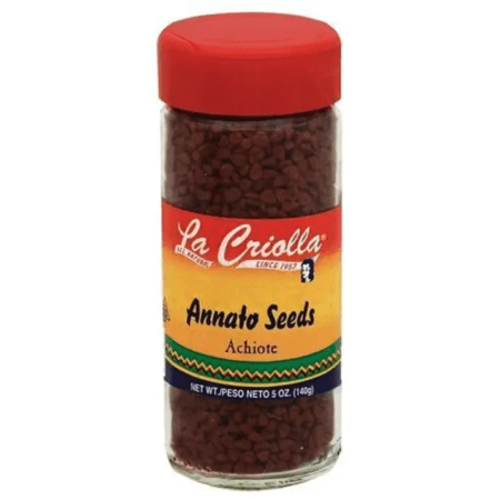 Annatto Seeds (Achiote Entero), All Natural, 2.75oz, Set of 6 Glass Jars